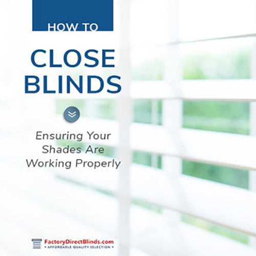 The Installation Guide: How to Install Cordless Blinds