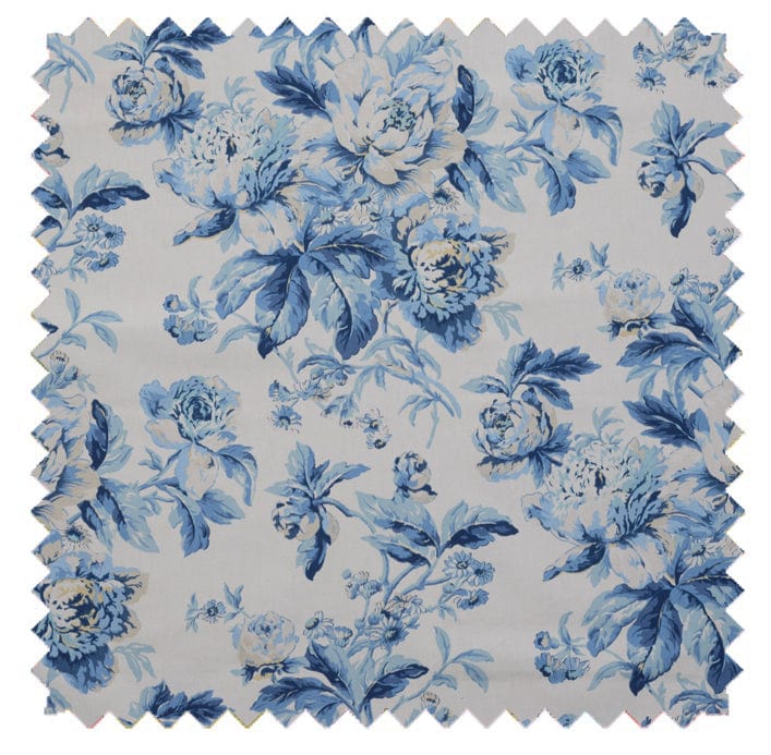 Free Samples Arbour Bluejay - Florals & Prints Roman Shade