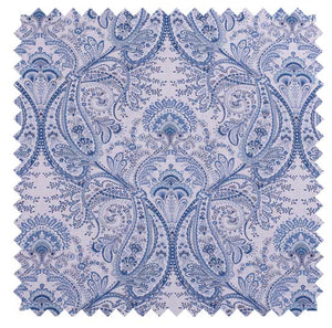 Free Samples Holland Frost Blue - Florals & Prints Roman Shade