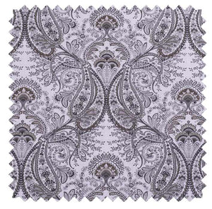 Free Samples Holland Platinum Grey - Florals & Prints Roman Shade