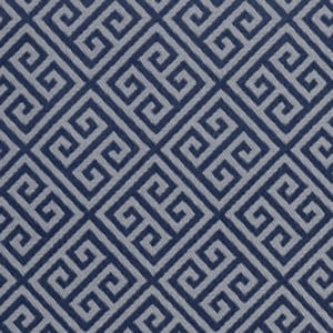 Free Samples Menorca Navy White - Vibrant Prints & Solids Roman Shade