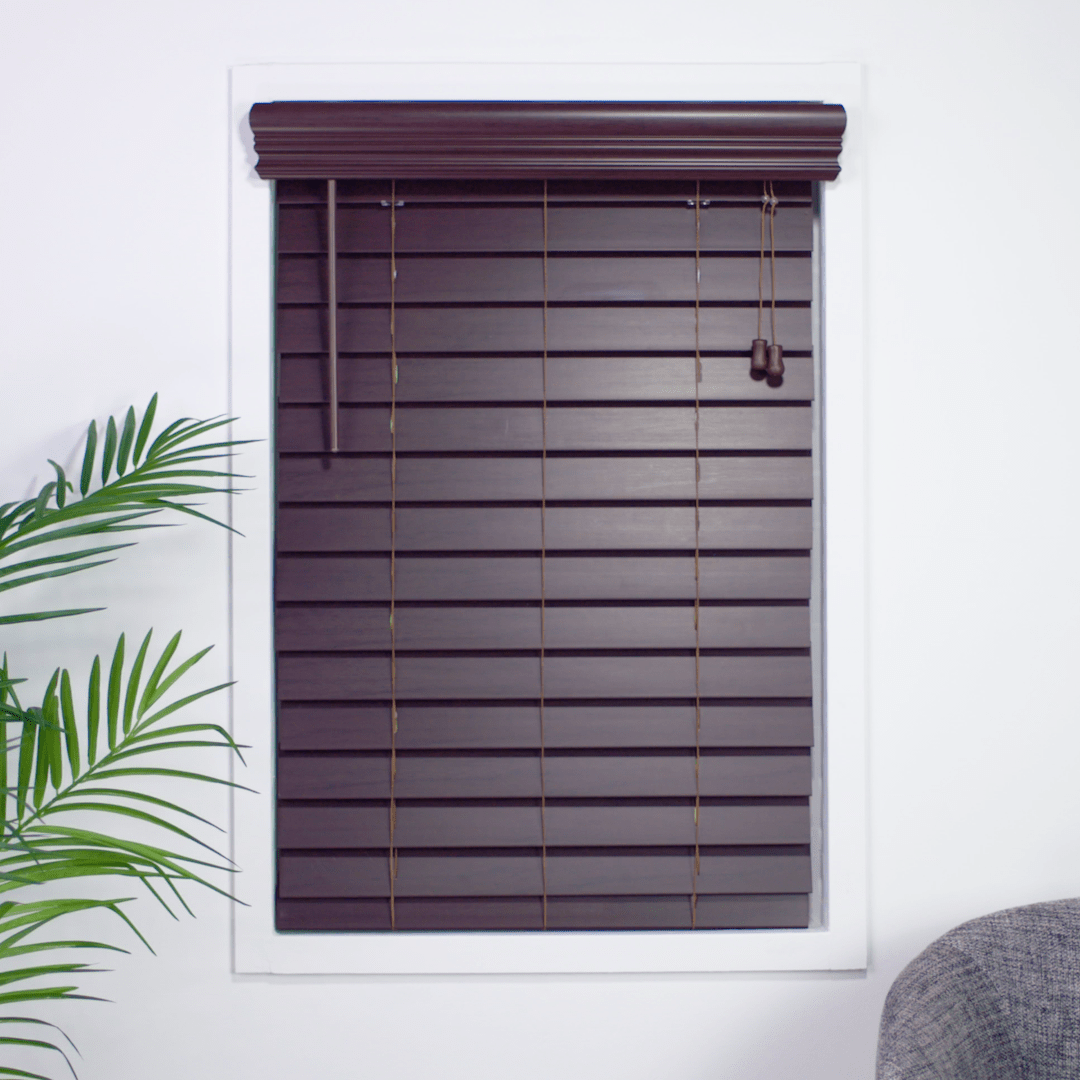 Faux Wood Blinds 2 1/2