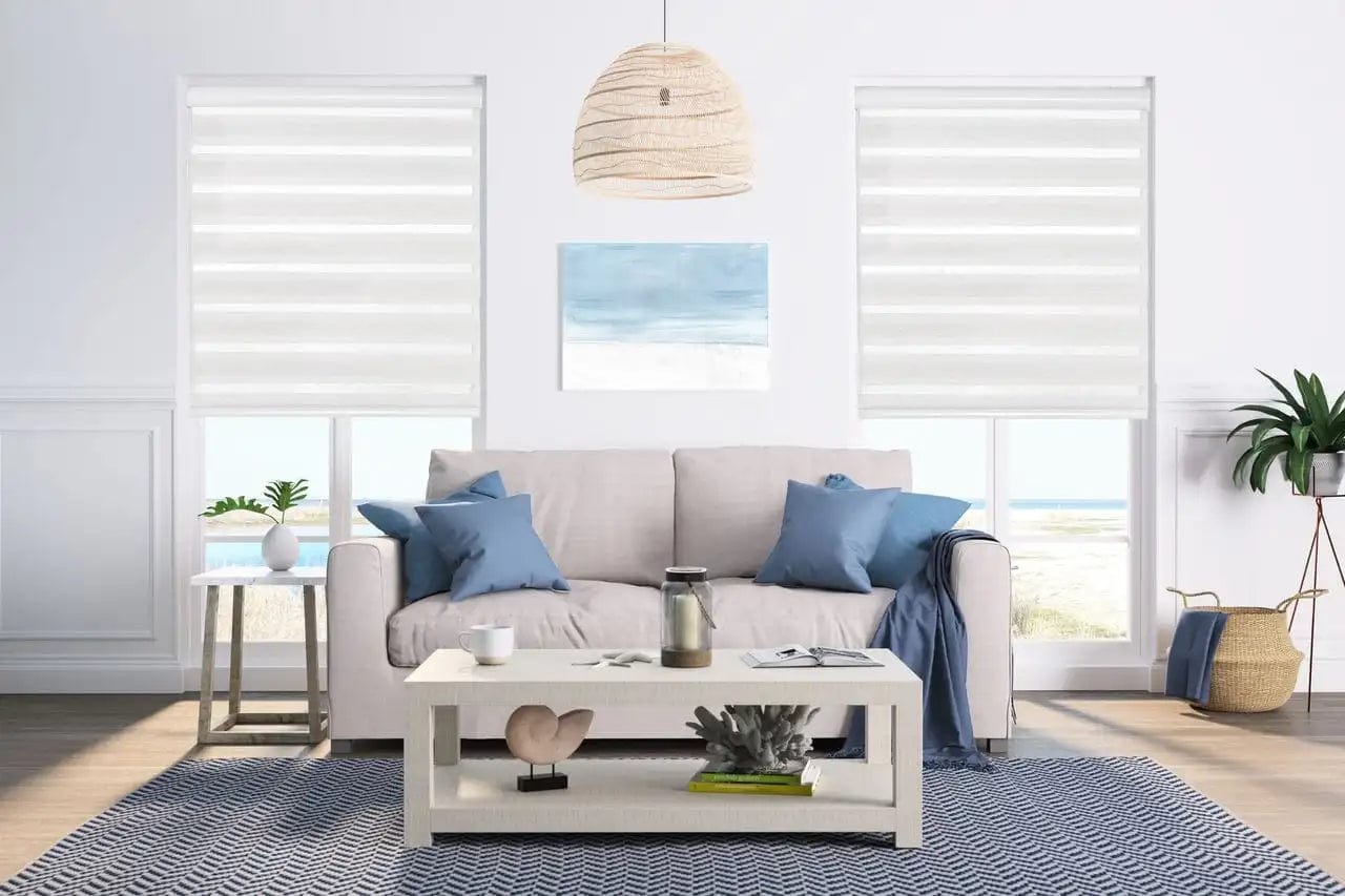 Zebra Light Filtering Roller Shades